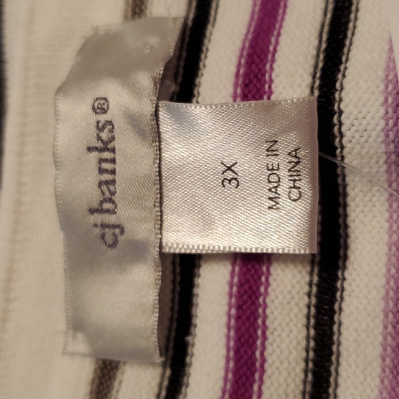 NEW CJ Banks lightweight 3/4 sleeved sweater size 3X - Picture 7 of 8